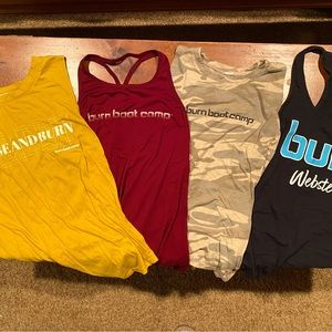 4 Burn Boot Camp Tank Tops